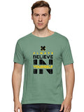 Adro Believe In Yourself Printed T-Shirts For Men & Women (Rnr-S35-Bel-Pt_Pista_Xl)
