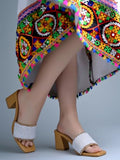 Shoetopia Embellished Pearl Kitten Heels For Women & Girls /Eu37,White,4,B0DRJD179N