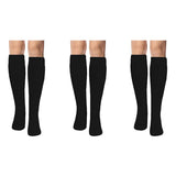 Mukhaksh (Pack Of 1 Pair = 2 Socks Men Winter Woolen Warm Black Knee Length Knee High Long Socks For Shoe Size 6,7,8,9