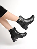 Shoetopia Stylish Black Boots For Women,Black,3,B0CH58LPM2