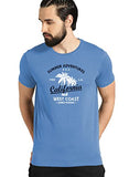 Adro Summer Adventures California Mens Printed T-Shirt (2Xl, Sky Blue)
