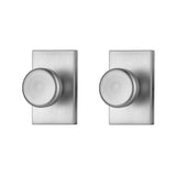 STARPY Satin Nickel Interior Door Knobs,Door Handles for Closet, 2PCS Dummy Door Knob
