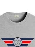 Adro Men'S Solid Regular Fit T-Shirt (Rn24-Cap-Gr_Grey