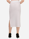 Wedani Womens Lycra Saree Shapewear Petticoat (Xl White),White,XL,Polyester,Solid,