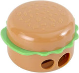 Live Unique Burger Shape Pencil Sharpener for Kids, Fancy Sharpeners, School & Office Stationery Kit, Best Birthday Return Gifts
