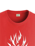 Adro Men'S Solid Regular Fit T-Shirt (Rn24-Gok-Rd_Red