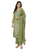 Libas Women'S Georgette Kurta Sets (99396_Green_S)