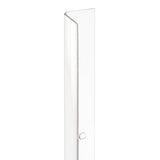 Prime-Line MP9130 Corner Shield Perforated, 1-1/8 In. x 48 in, Vinyl Construction, Clear, Fasteners Included (5 Pack)