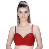 Trylo Riza Bareneck 38 Red B - Cup,Red,38,B09GNK1BV7