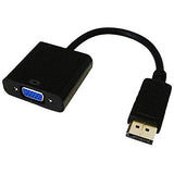 Displayport (M) To Vga (F) Adapter
