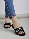 Shoetopia Women'S Gf-16 Flat Sandal-4 Kids Uk (Gf-16-Black)-Eu37,Black,4,B0D14DHPHT