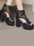 Shoetopia Women'S Block Heel Sandal/Black /Eu37 / Uk4,Black,4,B0BSC93YDL