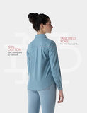 Inkd Women'S Regular Fit Shirt (Inkaw23Wsh-027_Frosty Glacial,Frosty Glacial,Frosty Glacial,L
