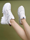 Shoetopia Casual White Sneakers For Women /Eu37,White,4,B0DK7FCDNC