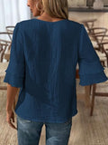 Toplot Fashion Women Tops || Shirt For Woman || Trendy Top For Women || Western Tops For Woman Stylish || Value Pack (Pop-Tshirt-5231-Teal-White-L),Teal - White,,B0FCSG36TF