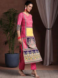 Libas Women'S Poly Crepe Kurta Set (36962 Multicolour Xl