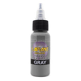 Radiant Colors Tattoo Ink Professional Tattooing Inks Fluid Vegan Pigments 1/2 oz Half Ounce Gray