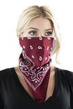 Paropkar 100% Cotton Bandana Novelty Paisley Printed Bandana Cowboy Headwrap/Gear/Wear For Men & Women Handkerchief Headband Wri