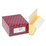 5 1/4 Exp End Tab File Pockets with Tyvek, Letter, Manila, 10/Box