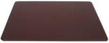 Dacasso 34 x 20 Leather Desk Mat- Chocolate Brown