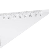 Enakshi 2 Pack 45/60 Degree Geometry Triangle Ruler Drawing Drafting Set Clear 30cm|Crafts | Art Supplies | Drawing & Lettering