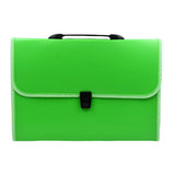Lc Premium A4/Fs Expanding Bag With Snap Button Lock | Professional 0.40Mm Thickness Waterproof File Folder | Reinforced Twin Pi