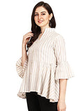 Leriya Fashion Women'S Rayon Sparkle Lining Tops Shimmer Glitter Loose Collor Long Butterfly Sleeve Party Tunic Dressy Tops (Sma