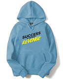 Adro Men'S Cotton Neck Hooded Sweatshirt (H21-M-Rev-Sk_Skyblue_L)