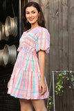 Leriya Fashion One Piece Dress For Women| Midi Dress For Women| Birthday Dress For Women (Small, Pink)