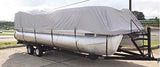 Grey/Gray* 28' VORTEX Ultra 3 Pontoon/Deck Boat Cover, HAS Elastic and Straps FITS 26'1 to 27' to 28' FT Long 1 to 4 Business Da