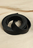Belt Strap Full-Grain Leather Black