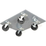 Global Industrial™ Premium Pedestal Dolly Base 16W X 20D Gray