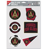 Atlanta United FC Decal Multi Use Fan 6 Pack Special Order