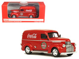 1945 Panel Delivery Van CocaCola Red 1/43 Diecast Model Car by Motorcity Classics