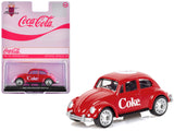 1967 Volkswagen Beetle CocaCola Red 1/50 Diecast Model by Motorcity Classics