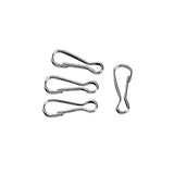 Pepperell Braiding Nickel Plated Lanyard Hook, 1 In, Pack Of 144