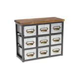 Arben 9 Slot Galvanized Table Organizer