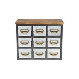Arben 9 Slot Galvanized Table Organizer