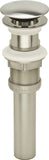 Deco Push Popup Drain Bn (Pack Of 1)