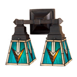 12W Valencia Mission 2 Lt Wall Sconce
