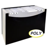 21-Pocket Stand-Up Design Expanding File, Black, Legal Size, 1/Ea, 48221