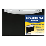 21-Pocket Stand-Up Design Expanding File, Black, Legal Size, 1/Ea, 48221