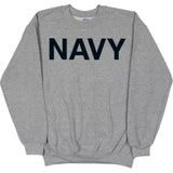 Navy Sweatshirt Grey Medium