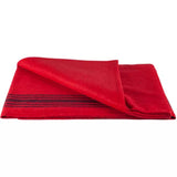 NavyStriped Red Wool Blanket