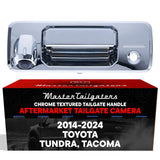 Toyota Tundra (2014-2024) Chrome Replacement Tailgate Handle with Backup Camera