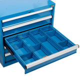 Divider Kit For 5H Drawer Of Global Industrial™ Modular Drawer Cabinet 30W X 27D Blue