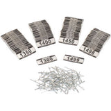 Global Industrial™ Locker Number Plate Kit Numbered 1300-1499 200/Pack