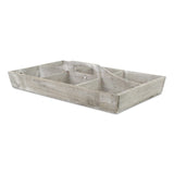 Loomstead 6 Slot Tapered Woody Caddy - Gray