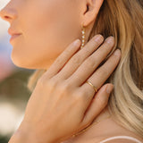 Gold Filled Gypsy-Set Diamond Band