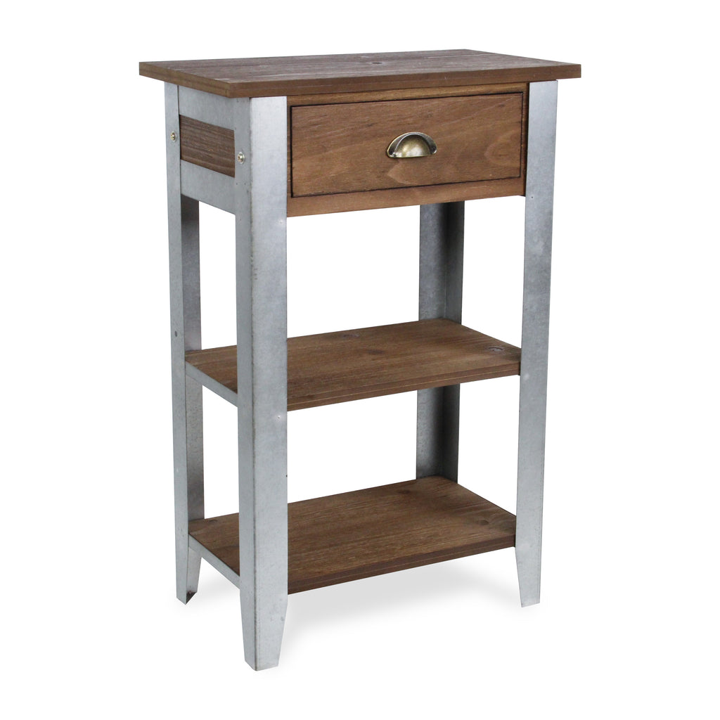 Temba Farmhouse Themed Side Table